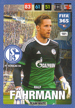 Ralf Fahrmann Schalke 04 2017 FIFA 365 #181